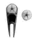 1714328-505 Wincraft Dallas Cowboys Divot Tool Ball Marker Hat Clip Set Nfl