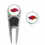 1742426-505 Wincraft Arkansas Razorbacks Divot Tool Ball Marker Hat Clip Set 043662374393