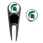 1742443-505 Wincraft Michigan State Spartans Divot Tool Ball Marker Hat Clip Set Ncaa