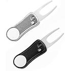 190149237495 Golf Divot Repair Tool Stainless Steel Switchblade Magnetic