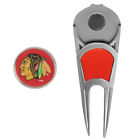 1922349-505 Wincraft Chicago Blackhawks Divot Tool Ball Marker Golf