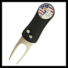 2210541 Pinmei Foldable Golf Divot Tool Ball Marker Black Eagle