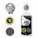 25647 Unbranded Team Golf Ncaa West Virginia Mountaineers Cap Clip W Ball Markers