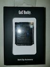 899665001770 Golfbuddy Leather Belt Clip-on Accessory Black Red Htf