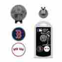 95347 Unbranded Team Golf Cap Clip W 2 Boston Red Sox Ball Markers