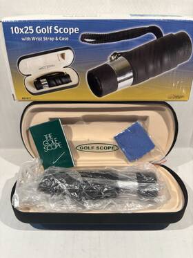 Advantage Industries 617579009176 Golf Scope 10x25 10 Times Magnification 25 Mm With Strap Case And Manual Ad 917