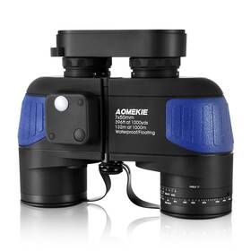 Ao3002-21 Aomekie 7x50 Marine Waterproof Binoculars For Adults With Illuminated Rangefi