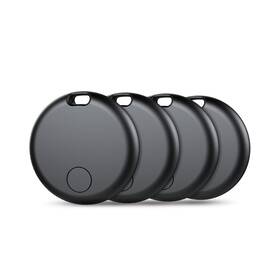 F2-dh6us5-4-bk Aowoka Air Tracker Tags-4 Pack Smart Bluetooth Item Finder Works With Appl