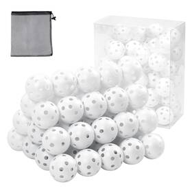 Bac-kitchen 752859242321 Plastic Golf Balls Practice Limited Flight Training Ball Hollow Swing Pr
