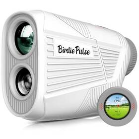 Birdiepulse 008678952324 Rangefinder Slope Magnet 1300 Yards Range Finder - White