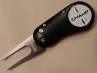 Black Champ Pro Flix Switchblade Divot Tool Removable Golf Ball Marker 036504864572