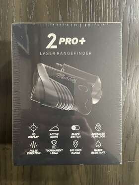 Blue Tees Golf 850029812586 Series 2 Pro Plus Laser Rangefinder With Slope Switch -black/gray