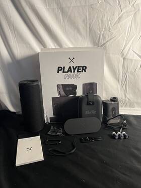 Bu-b-s3tb-bk Bluetees Player Pack Black 3 Max Portable Wireless Bluetooth Golf Rangefinder
