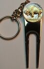 Bmd-8 Coin Jewelry Marker Divot Key Gold On Silver Old Buffalo