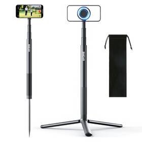 Zj018 Bnear Golf Tripod And Monopod Selfie Stick With Magnetic Phone Mount Ground Point