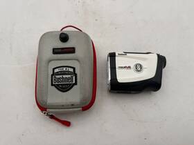 Bushnell 020619 Tour V4 Pinseeker Jolt Golf Laser Rangefinder Black White With Case