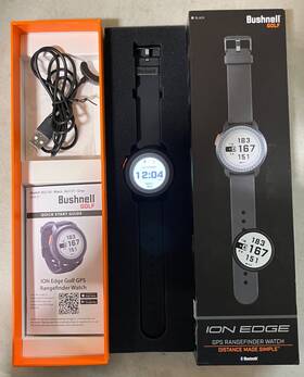 Bushnell 029757007919 Ion Edge Gps Rangefinder Golf Watch - Black