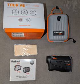 Bushnell 029757010575 Tour V6 Laser Rangefinder New Store Demo With Box And Case