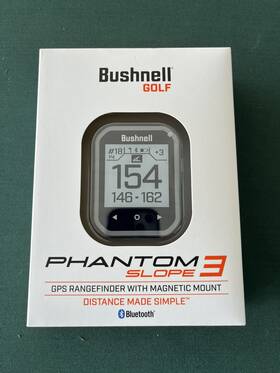 Bushnell 029757019363 Phantom 3 Slope Golf Gps Unit / Color Black Free Shipping Via Usps