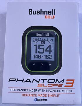 Bushnell 029757019370 Phantom 3 Slope Handheld Golf Gps - Rangefinder Green New Open Box