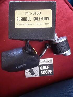 14-6150 Bushnell Vintage 70 S Bushel Golf Scope With Original Box And Instructions