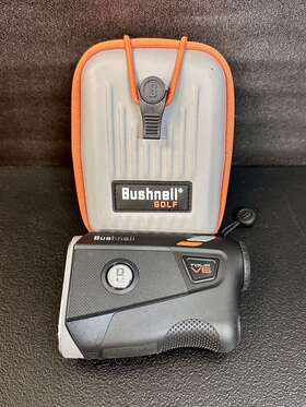 202301 Bushnell Golf Tour V6 Laser Rangefinder Protective Case Patriot Pack Euc
