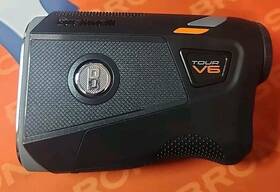 202301p Bushnell Tour V6 Golf Laser Rangefinder Pin Seeker W Visual Jolt - Used