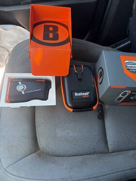Bushnell 202600 Tour Hybrid Orange Laser Gps Golf Rangefinder With Slope Brand New