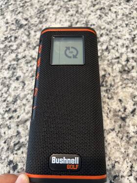 362210 Bushnell Wingman View Gps Golf Speaker With Viewable Lcd Screen Used