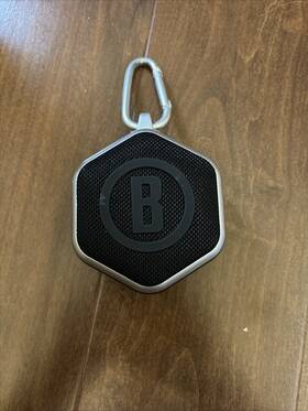 362311 Bushnell Wingman Mini Compact Gps Golf Speaker 38 000 Courses And Bite Mount Black