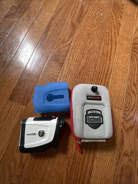 389798 Bushnell Tour V4 Range Finder With Case And Protected Silicon Skin Tested Excellent