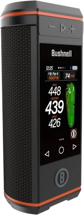 Bushnell Golf 313093058019 Wingman Hd Gps Speaker With 3.5 Inch Color Touchscreen 360 Premium Audio Vis
