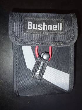 Prox3 Bushnell Rangefinder Case Black Gray Red Carabiner