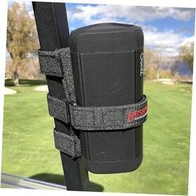 8541763537 Bushwhacker Portable Speaker Mount For Golf Cart Railing - Adjustable Non-slip