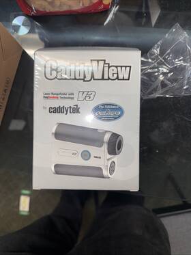 Caddytek 850018062473 Golf Laser Rangefinder Caddyview V3 Slope 6x Magnification New