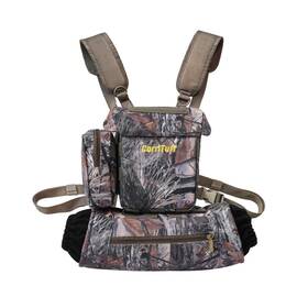 Carriturf 753763147115 Waterproof Binoculars Harness With Rangefinder Pouch - Silent Material Magne