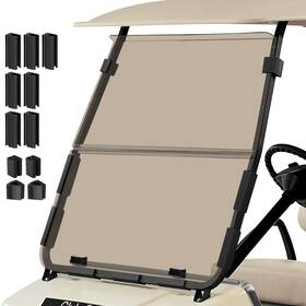 Cartalia Cgcwds00u Golf Cart Foldable Windshield 3/16 Inch 5mm Only Fits Club Car Ds 1982-up With