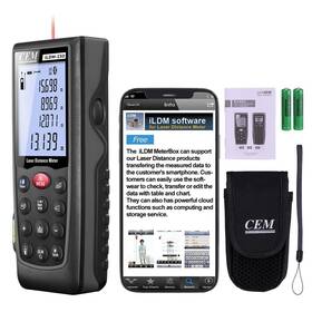 Ildm-150 Cem Laser Distance Measure Black 1
