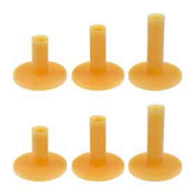 Fyc0126 Chinflly 6 Pcs Rubber Golf Tees For Driving Range Mats Value Ideal Practice M