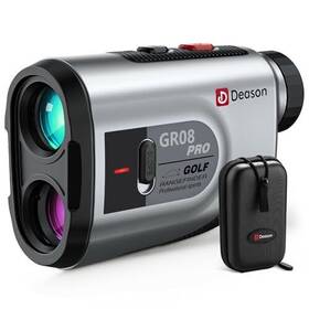 Deason 710638484669 Golf Rangefinder Slope 13 Yards Laser 7x Rechargeable Gray