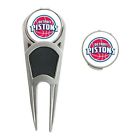 Detroit Wincraft Pistons Ball Gift Combo Clip Divot Tool Hat Set Marker