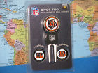 Divot Tool Nfl.com Cincinnati Bengals Nfl Golf Ball 3 Marker Pack Brand New 637556306456