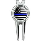 Divottoolz000426 Thin Blue Line American Flag Golf Divot Repair 767408649896