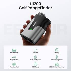 U1200 Eenour Golf Range Finder With Slope 1200 Yards 7x Magnification Rechargeable