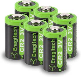 Enegitech 313108097095 6 Pack Cr2 3v Lithium Batteries 1000mah For Cameras And Sensors