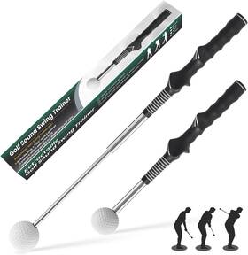 Feffxy 768834164724 Retractable Golf Swing Trainer Warm-up Training Aid Grip ... Fast Ship