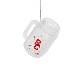Foco 194751318979 Ncaa Unisex-adult Mason Jar Team Logo Holiday Christmas Tree Usc Trojans