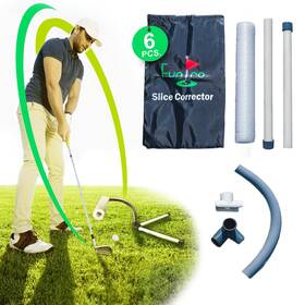 G9011 Funpro Slice Corrector Updated Portable Golf Swing Trainer Lightweight Practic