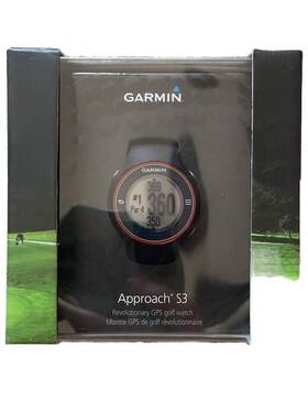 Garmin 010-01049-01 Approach S3 Gps Golf Watch Black/red