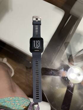 010-02028-02 Garmin Approach S10 Lightweight Gps Golf Watch Grey Granite Blue As Is Preowned
